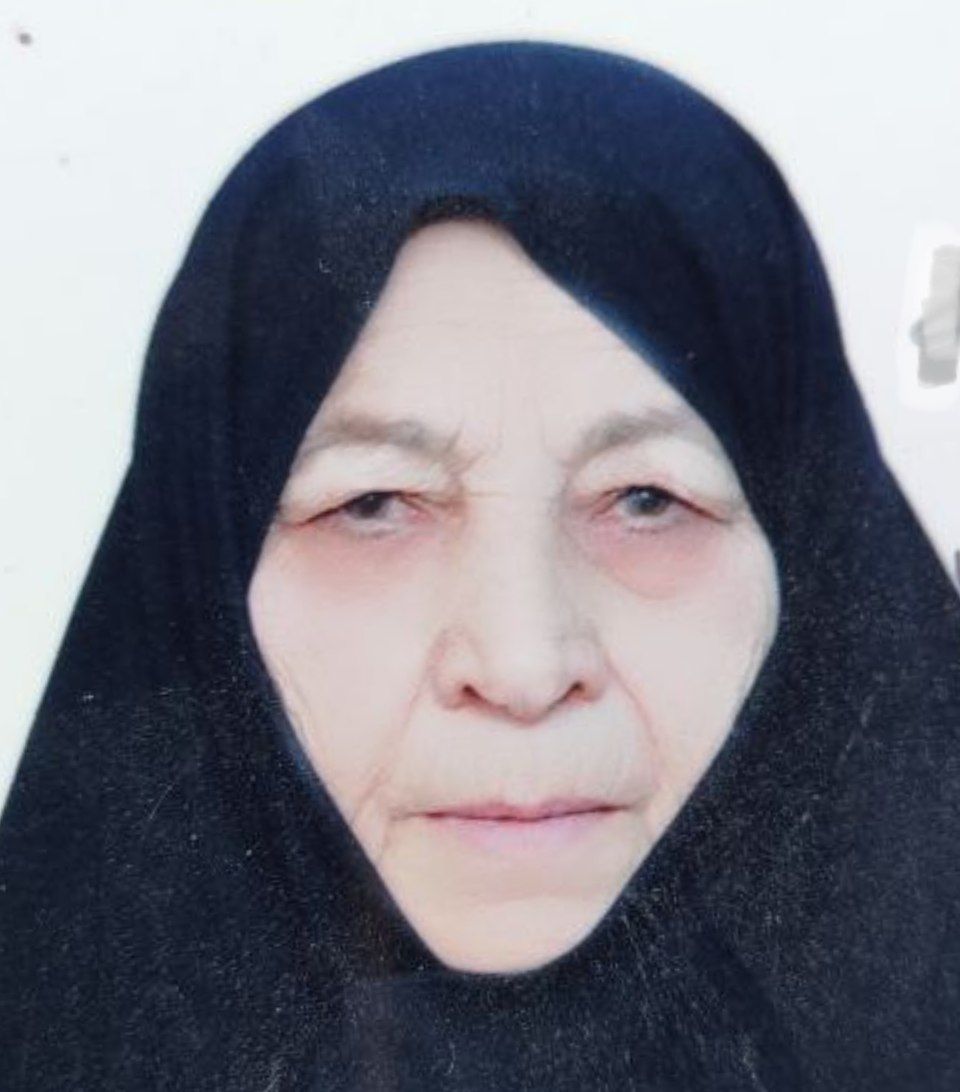 مرحوم حاجیه خانم عزت صدقی زنده یاد حاجیه خانم عزت صدقی